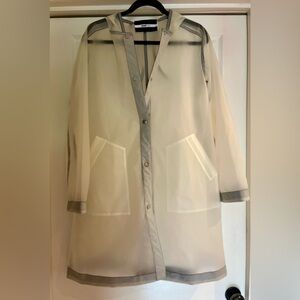 Jane Post NYC Clear Slicker Raincoat – Size M